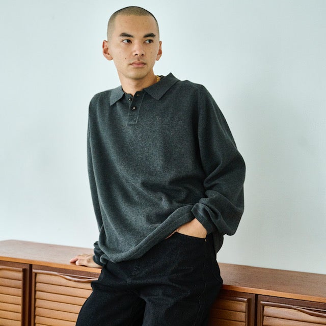 Cotton Knit Polo | Mops