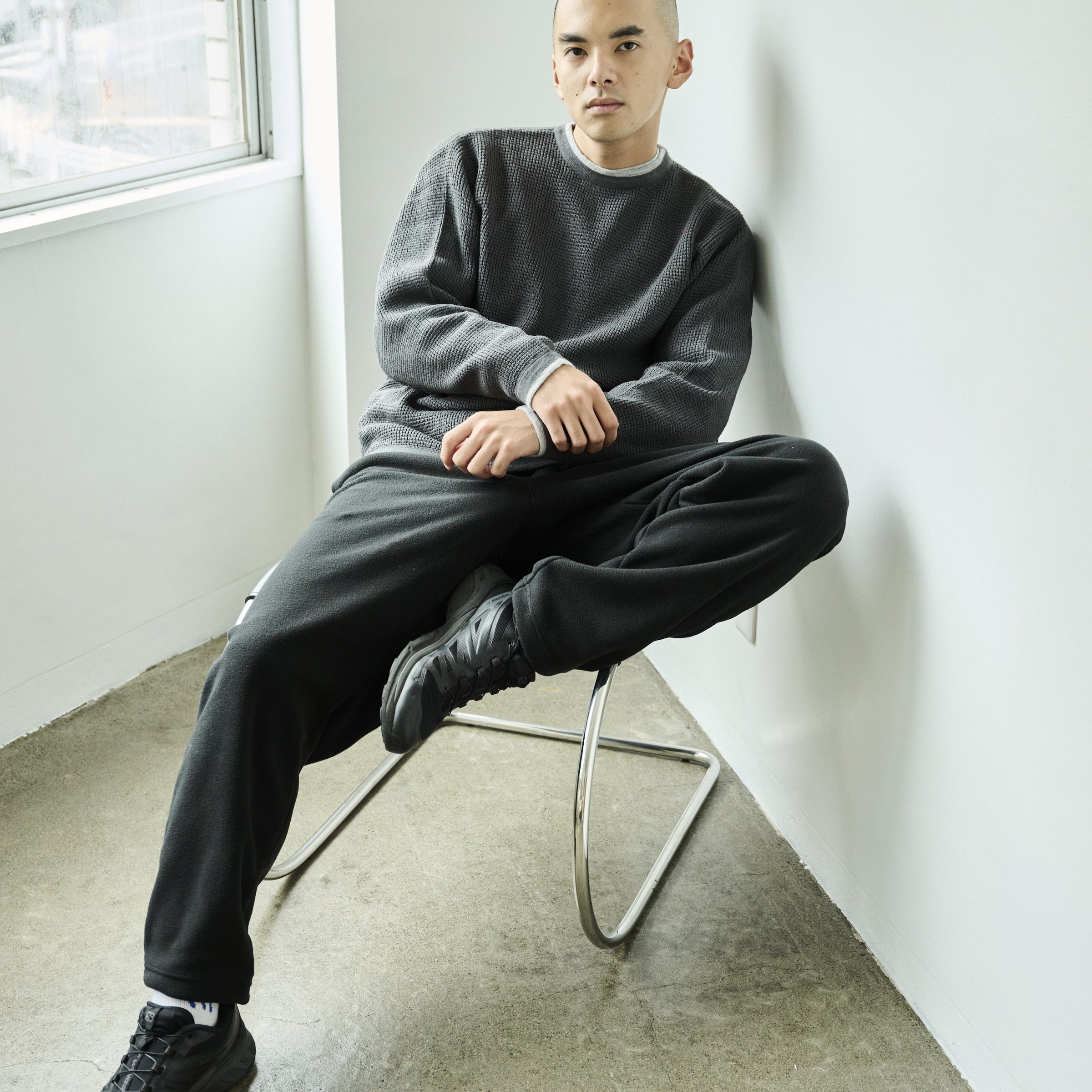 WAFFLE KNIT SWEATER | Mops